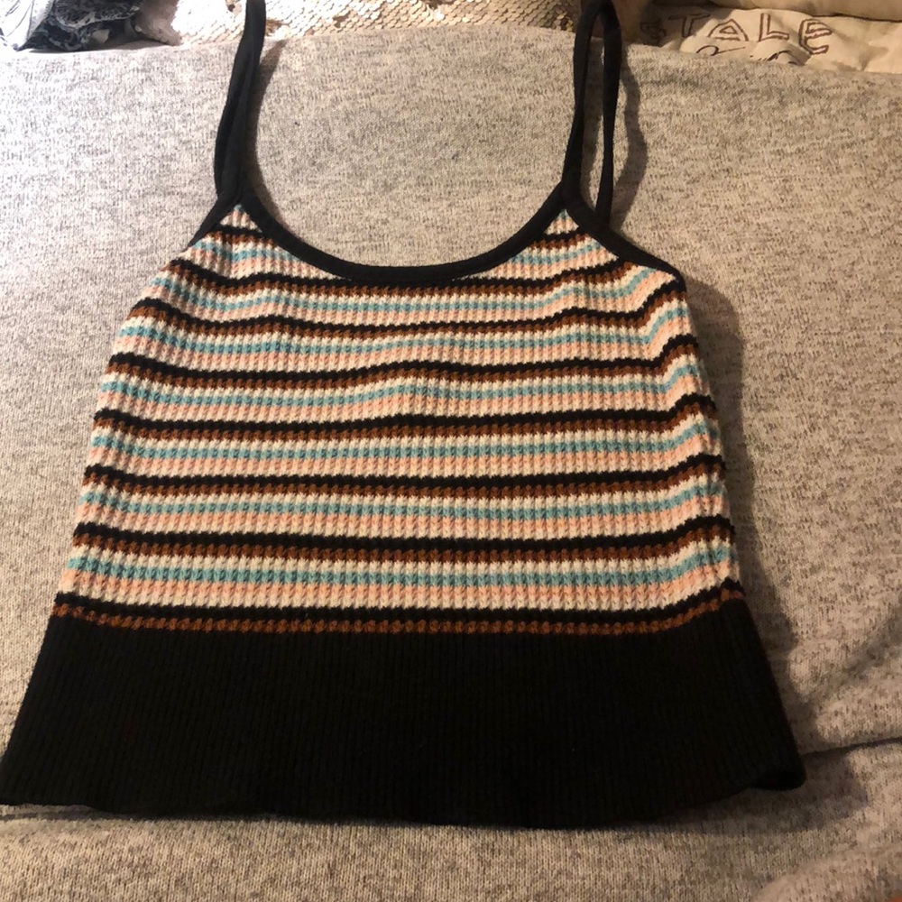 Colorful knit top